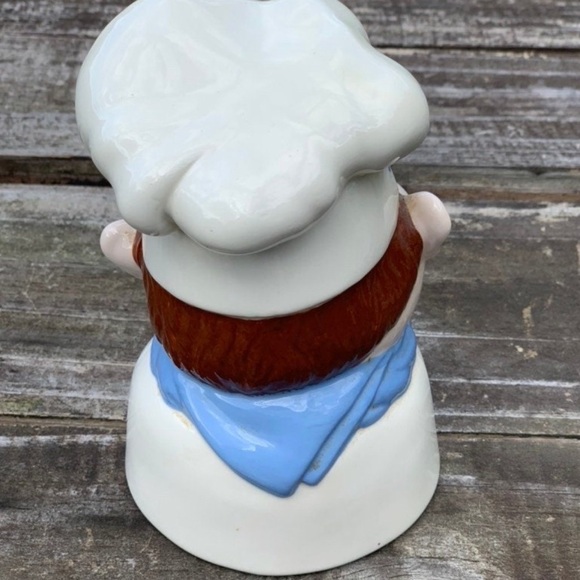 Vintage Ceramic Chef statue "Kiss the Chef" - Picture 4 of 6
